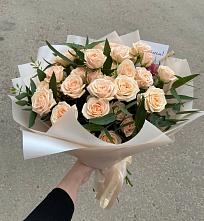 Букет Кремовые розы Латте в Хиславичи