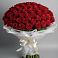 Букет 101 Красная роза Блэк Мэджик в Хиславичи