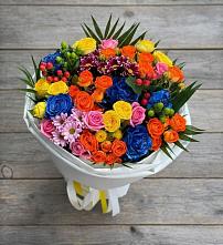 Букет цветов из:  Розы и Хризантемы #REPLACE_PRED# Хиславичи