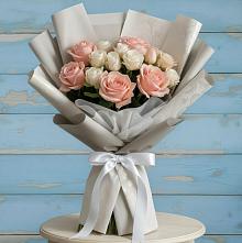 Букет цветов из:  Розы #REPLACE_PRED# Хиславичи
