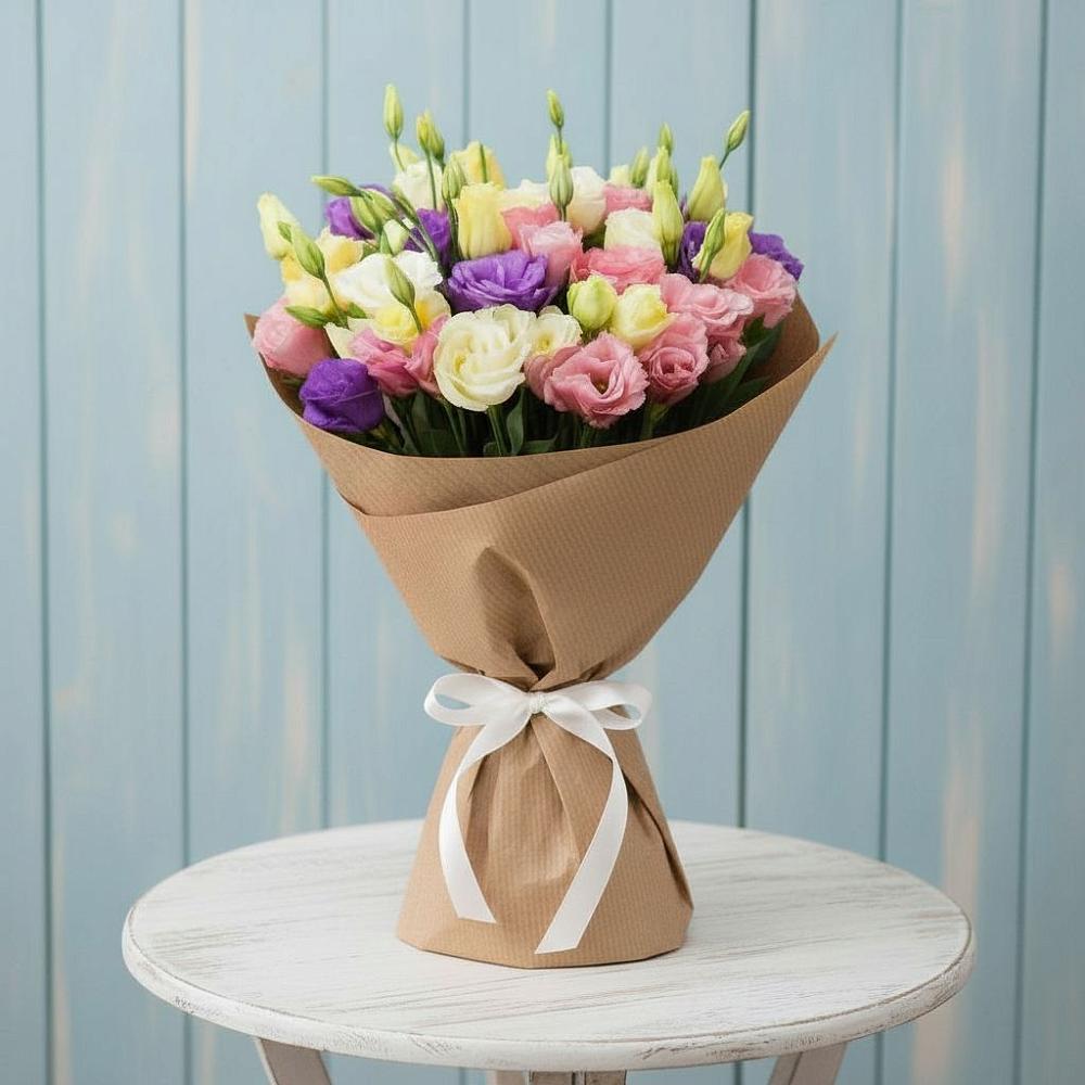 Букет цветов из: Лизиантусы в Хиславичи