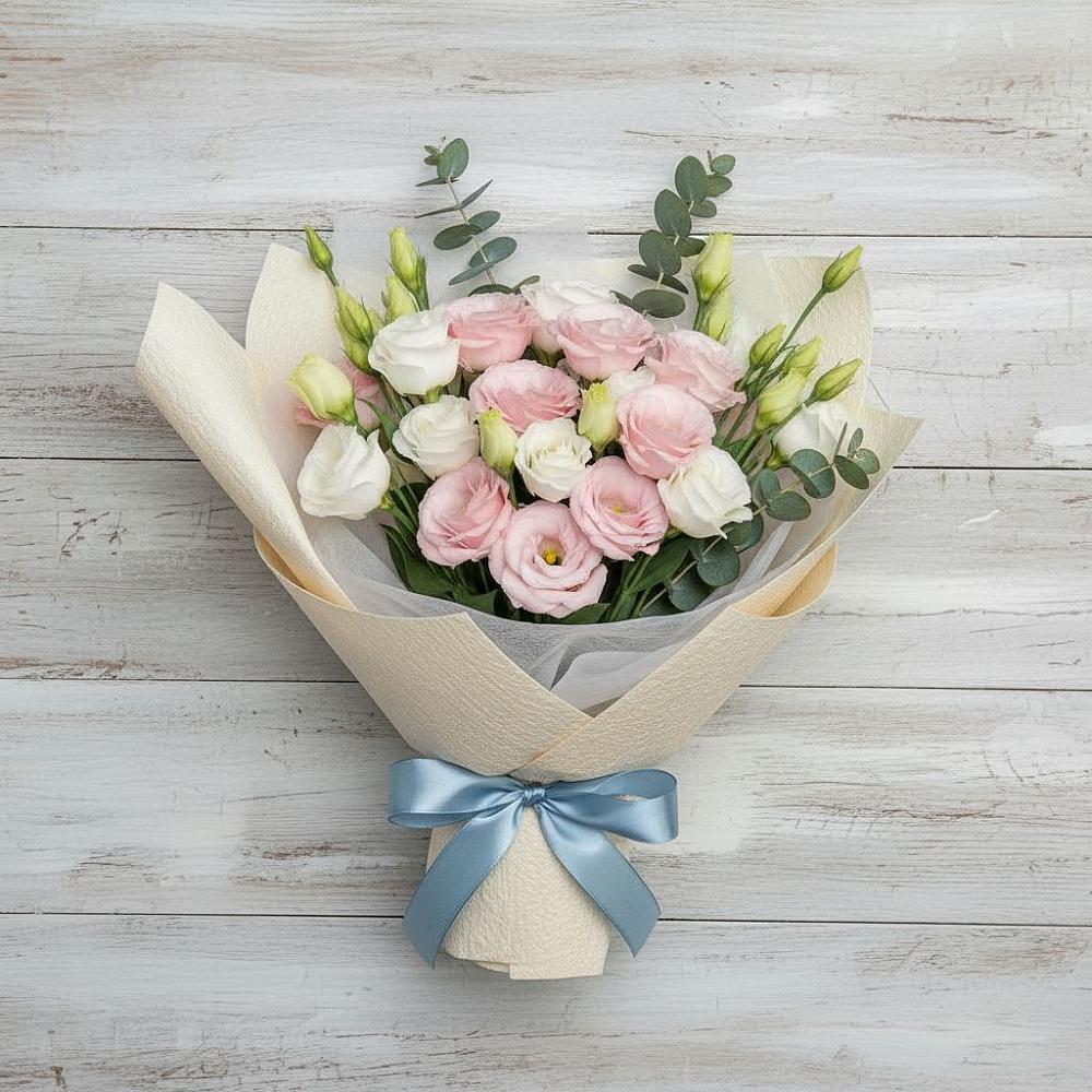 Букет цветов из: Лизиантусы в Хиславичи